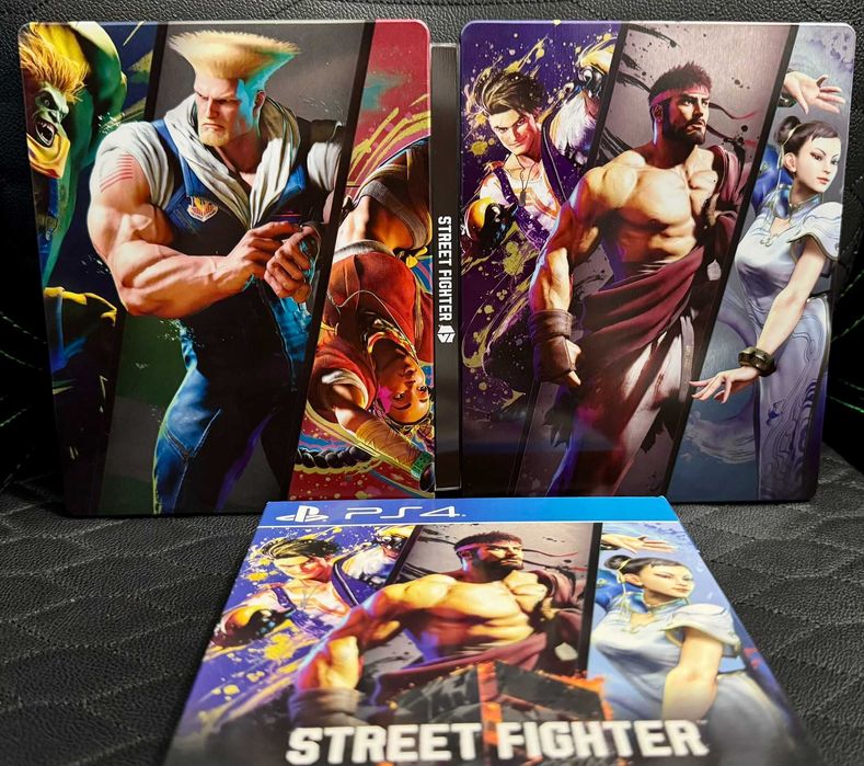 Vand / Schimb Street Fighter 6 steelbook + Jocuri PS4 / PS5