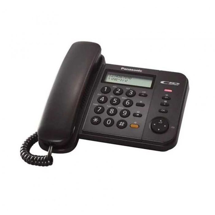 Проводной телефон Panasonic KX-TS2356CA - черный и белый