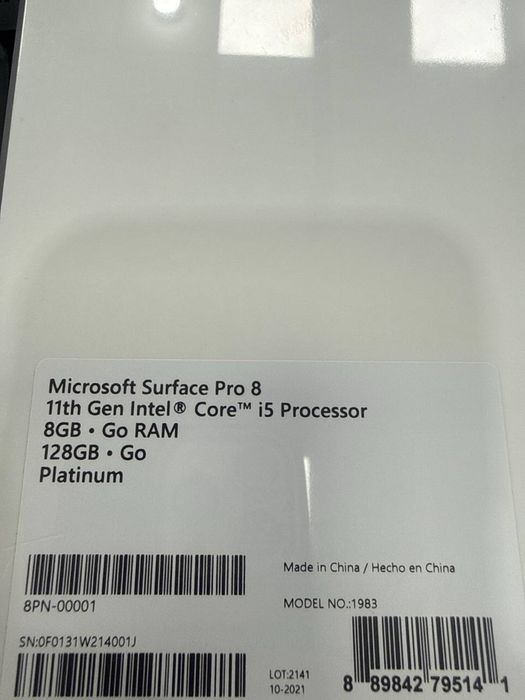 Новый Microsoft Surface pro 8