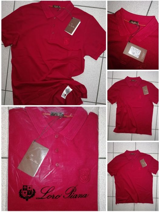 L®ro Piana® - НОВА - мъжка поло тениска - 50(L)