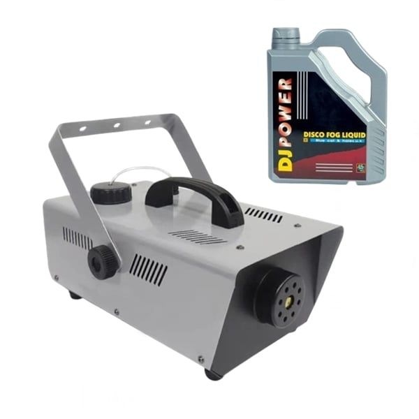 Set mașină de fum profesionala si lichid 4.5 l, telecomanda, 2000 KV