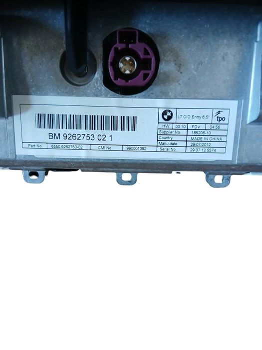 Display/ Navigatie Bmw 3 Vi F30, F80 2011 - 2018 Bm 926275 3 02 1