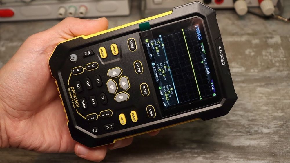 осциллограф двухканальный 180MHz