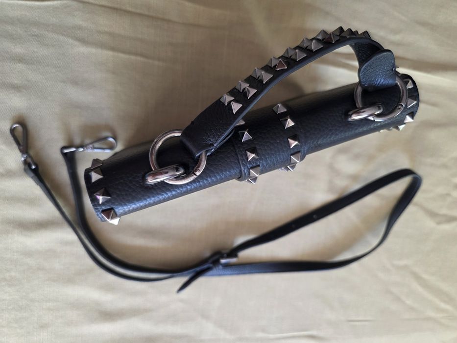 Poșetă piele cu ținte