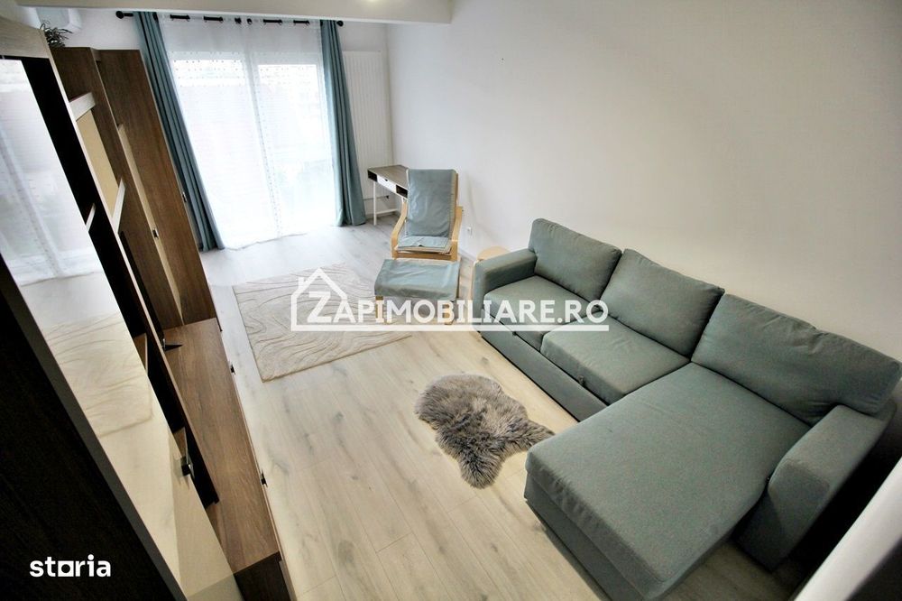 Apartament 1 camera in bloc NOU,46 mp,1 parcare privată