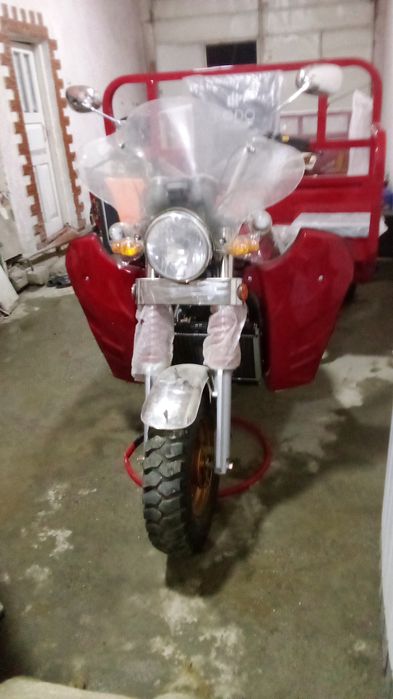 Mototsikl Gaz bilan ishlaydi