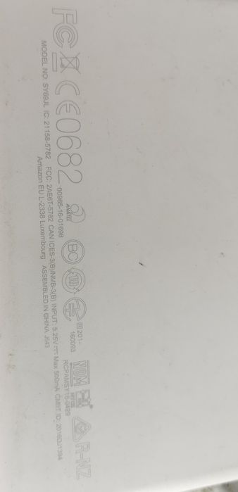 eBook Reader New Kindle Glare 6, Touch Screen, 8th Generation,