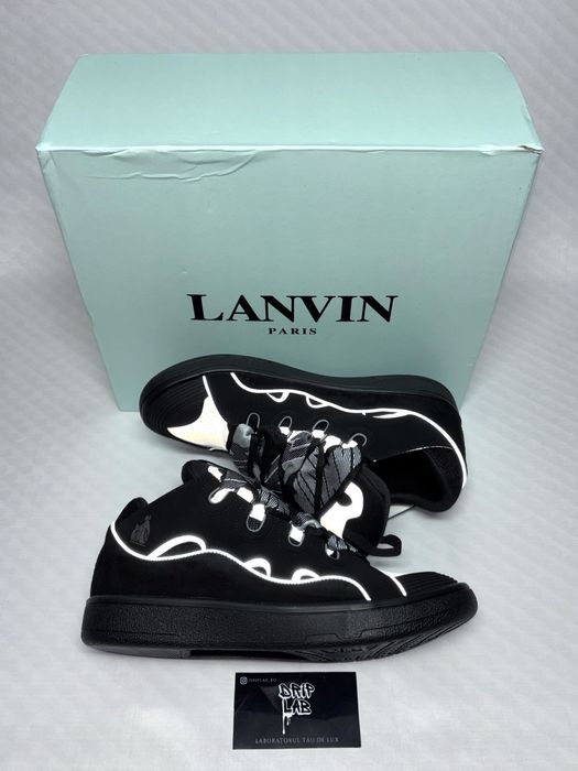 Lanvin Curb Negru reflectorizant 43