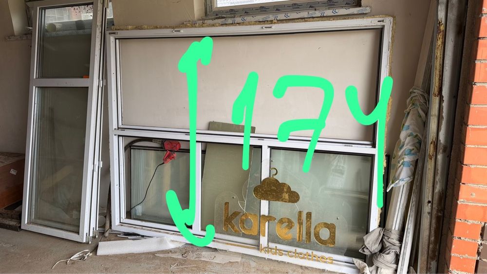 Пластиковые балконные рамы б/у