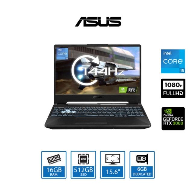 Core i5 11400H RTX3060 Озу 16гб топовый ноутбук игровой Asus tuf gamin