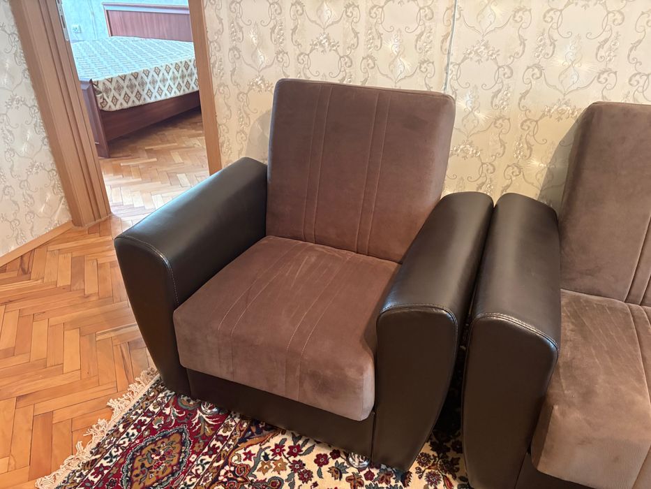 Диван + фотьойл / разтегателни