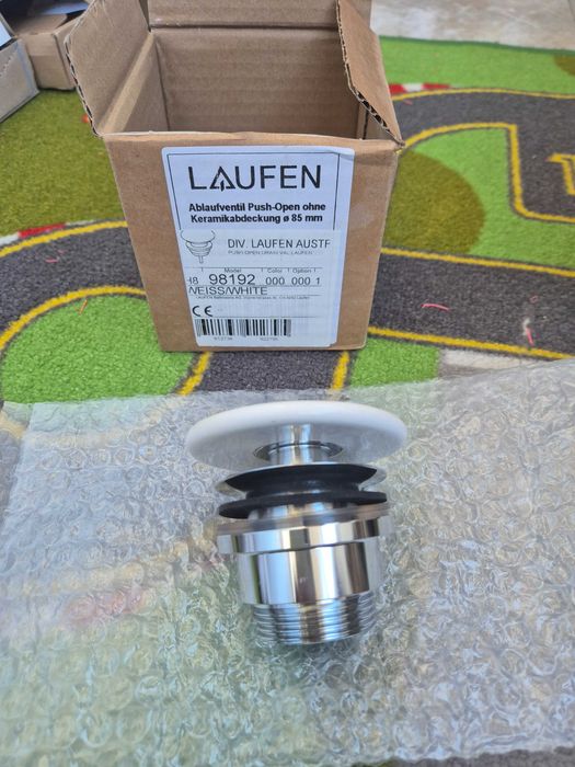 Ventil Lavoar Laufen Push-Open Ceramică Albă Nou H898192