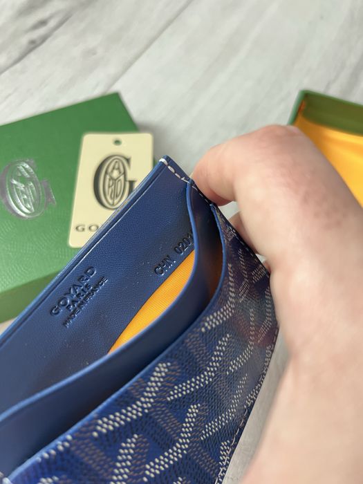 Cardholder Goyard Blue