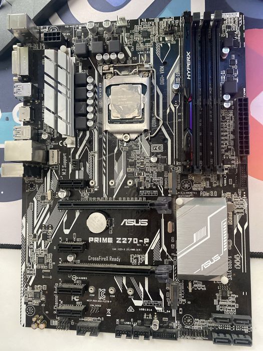 Asus Prime Z270-P+I5-7600K+8GB ram ddr4