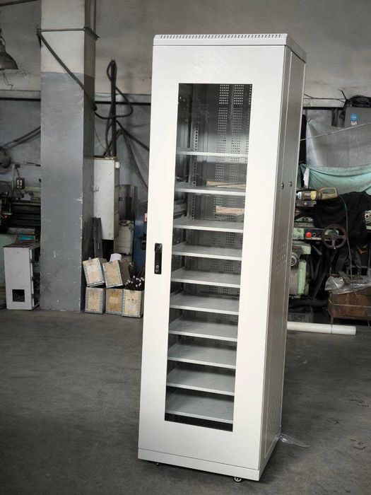 Серверный шкаф 42U серый цвет в наличие 600х600, 800х1000 - по 2шт