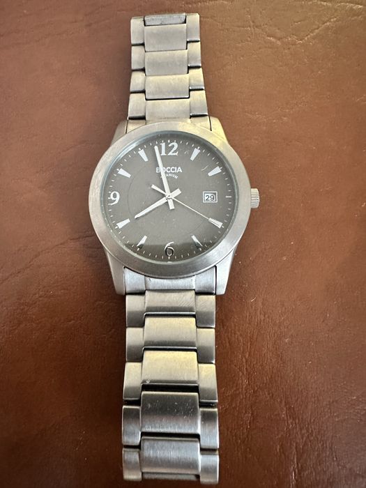 Boccia titanium mecanism quartz.