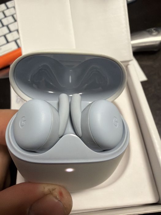 Casti google pixel buds a series blue noi nefolosite originale
