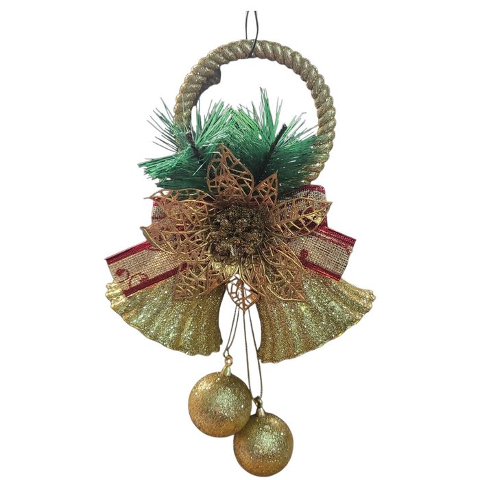 Ornament de Crăciun 3 clopotele 18x8x16 cm
