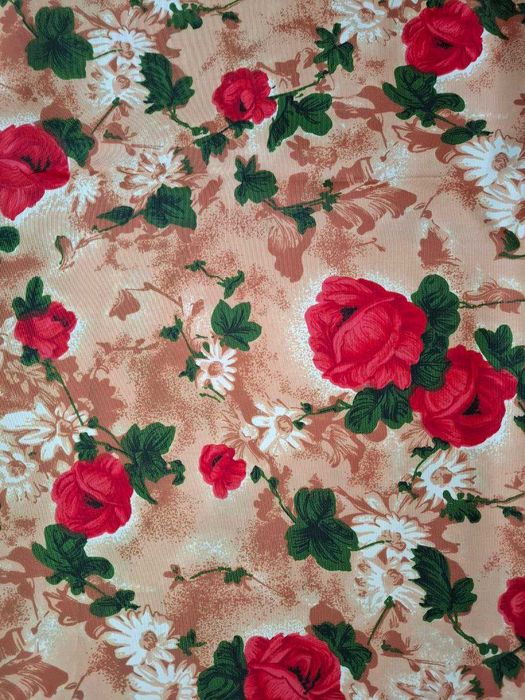 Отрез натуральной ткани поплин 4метра