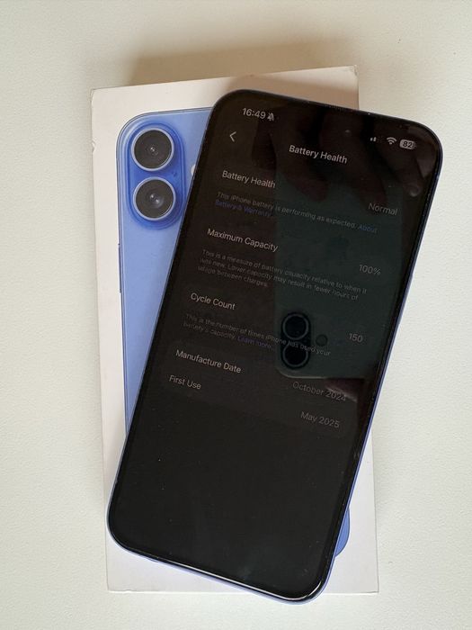 Apple Iphone 16 Plus 512GB Ultramarine ГАРАНЦИЯ!