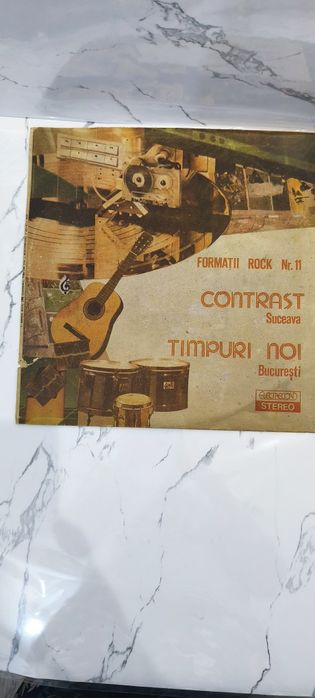 Disc vinil Formații Rock Contrast Suceava și Timpuri noi București, Electrecord 1988
