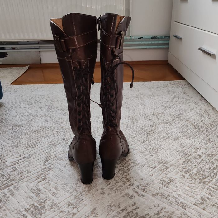 Cizme de dama _ iarna_piele naturala