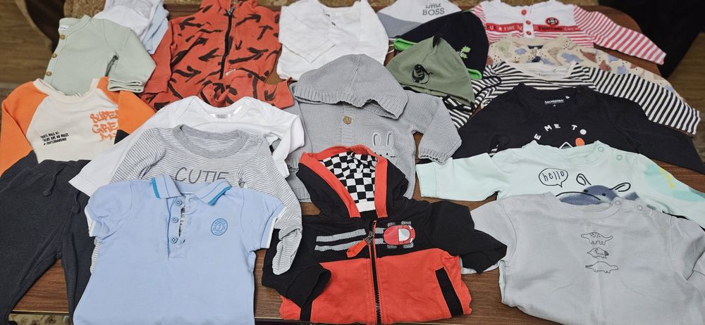Пакет брендовых вещей для мальчика 3-9 мес
