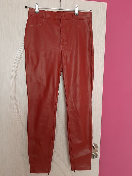 Кожен панталон Zara