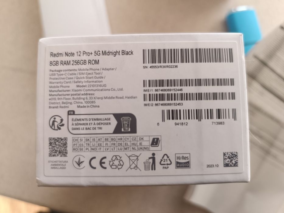 Redmi note 12 pro plus 5G