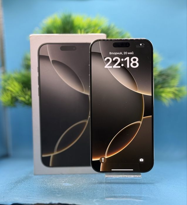 ГАРАНЦИОНЕН!!! Apple iPhone 16 Pro Max, 512GB, 5G, Natural Titanium