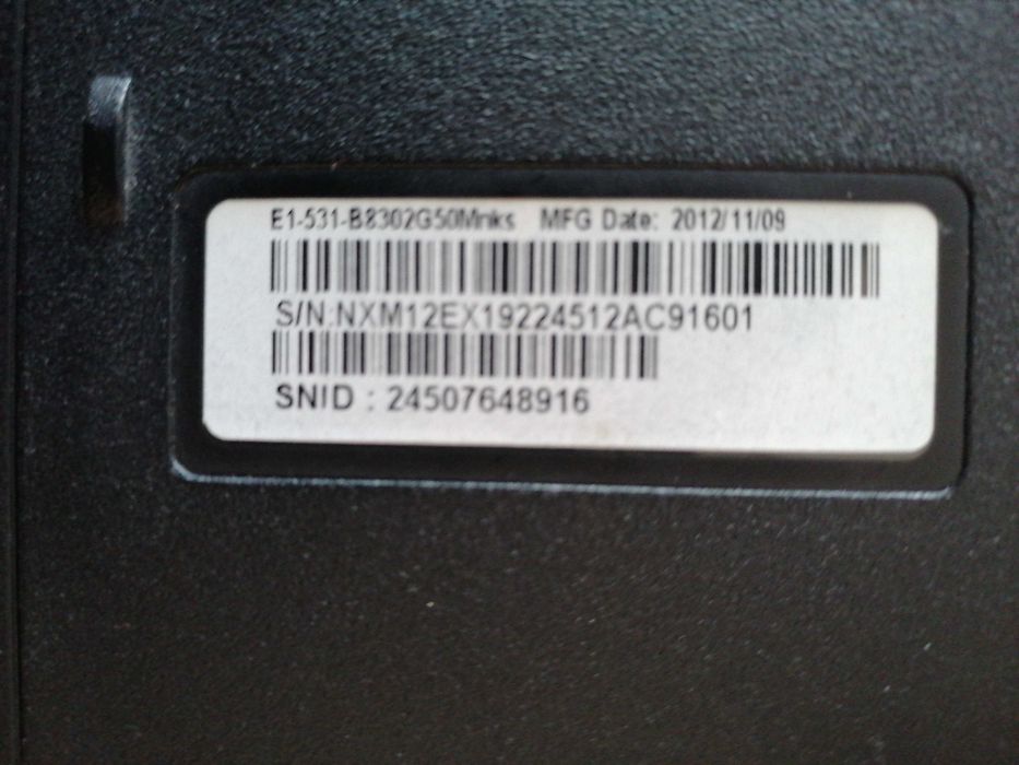Лаптоп Acer Aspire E1-571 Q5WPH 15.6" За части