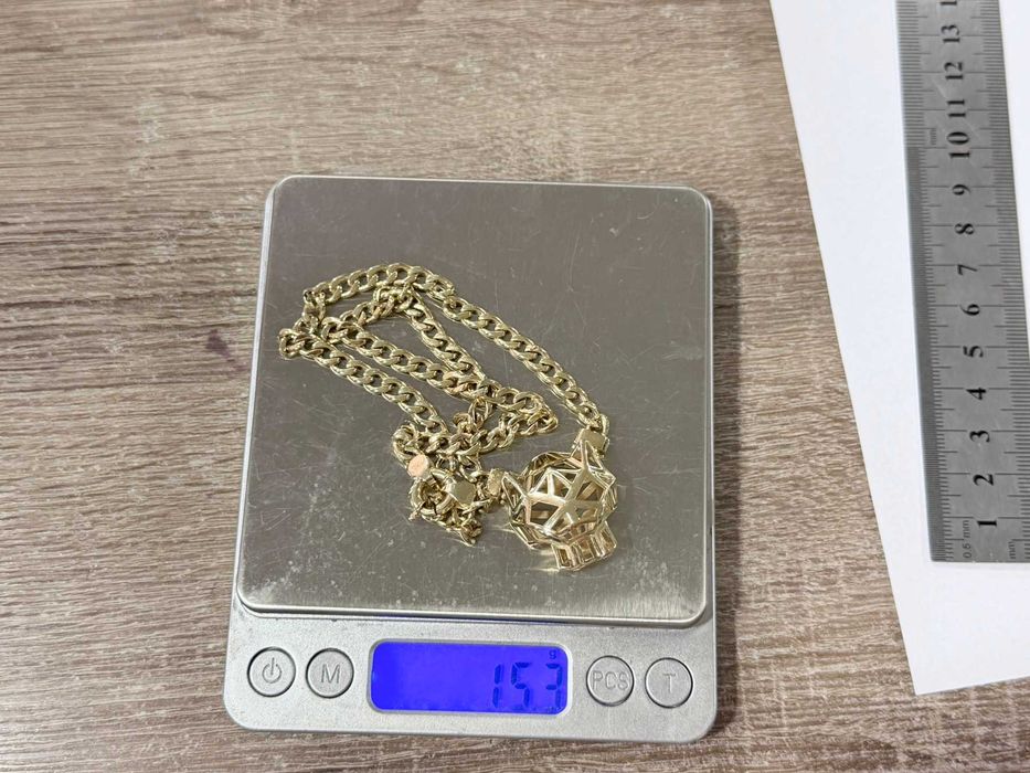Златно Колие „Пантера“ (стил Cartier) – 14К, 13.5 грама