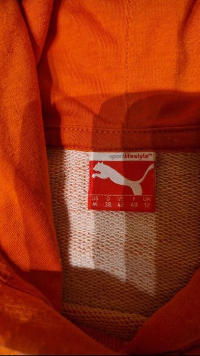 Hanorac portocaliu Puma, mărimea M