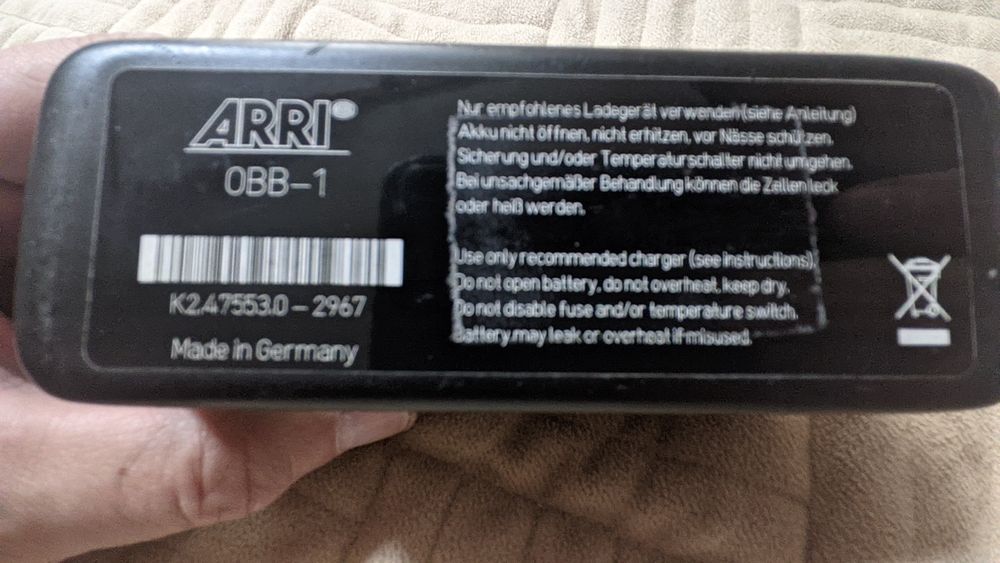 ARRI аккумулятор