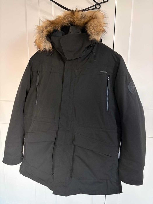 Geacă Parka Quechua NH900 -20°C impermeabilă, negru 3XL, ca noua