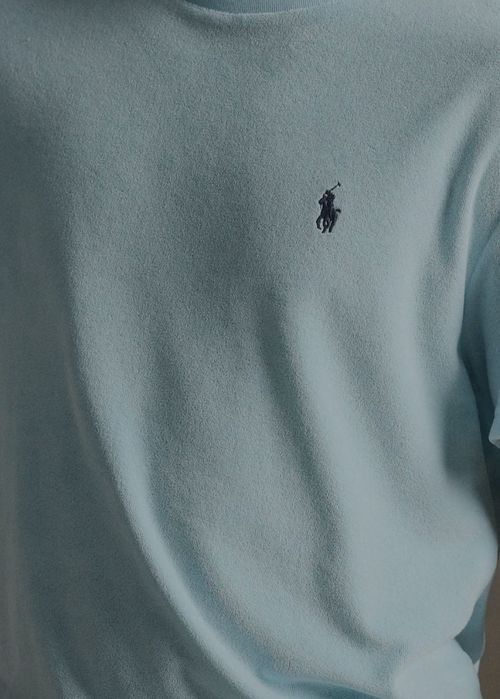 НАМАЛЕНИЕ! Оригинална мъжка тениска Polo Ralph Lauren - Azure Blue - Размер Л