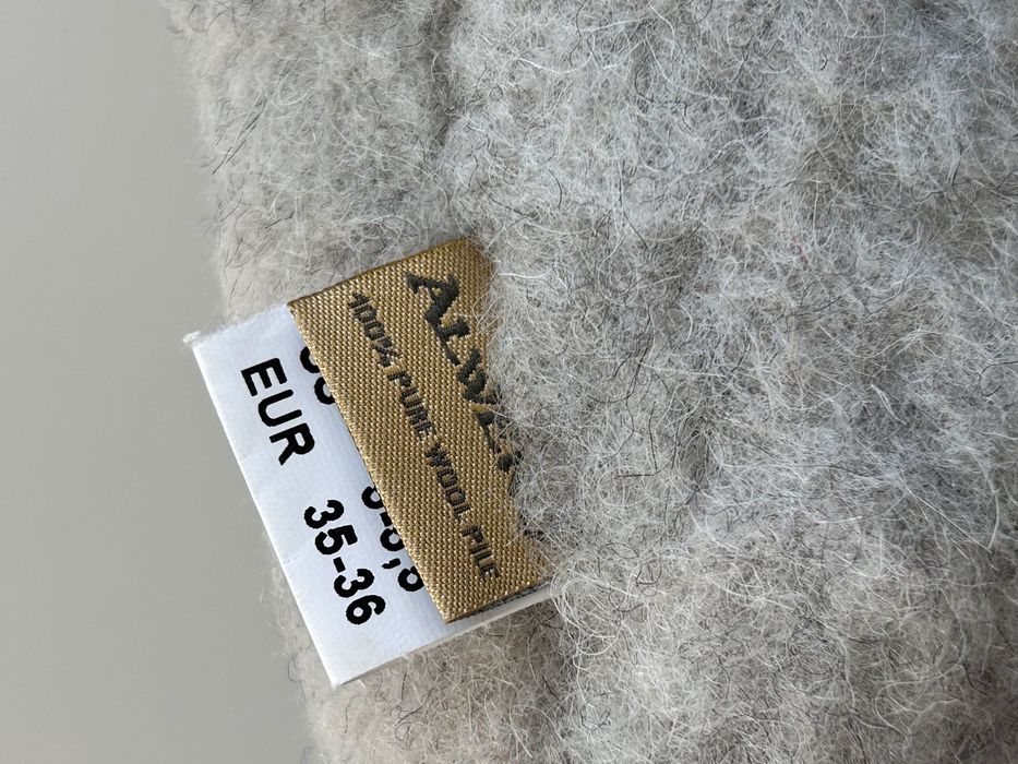 Нови страхотни пантофи от естествена вълна