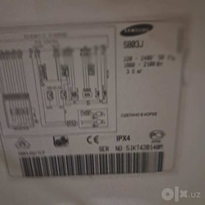 4 ta avtomat kir mashina sotiladi