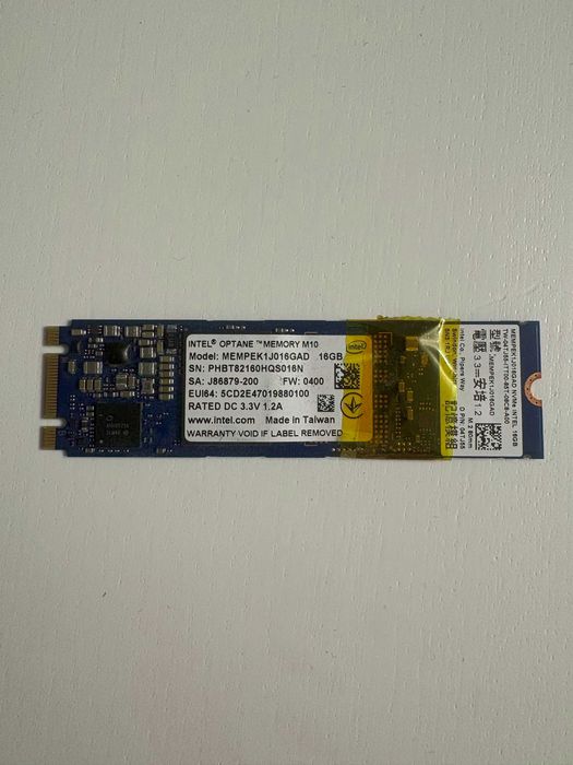SSD Intel Optane M10 16GB