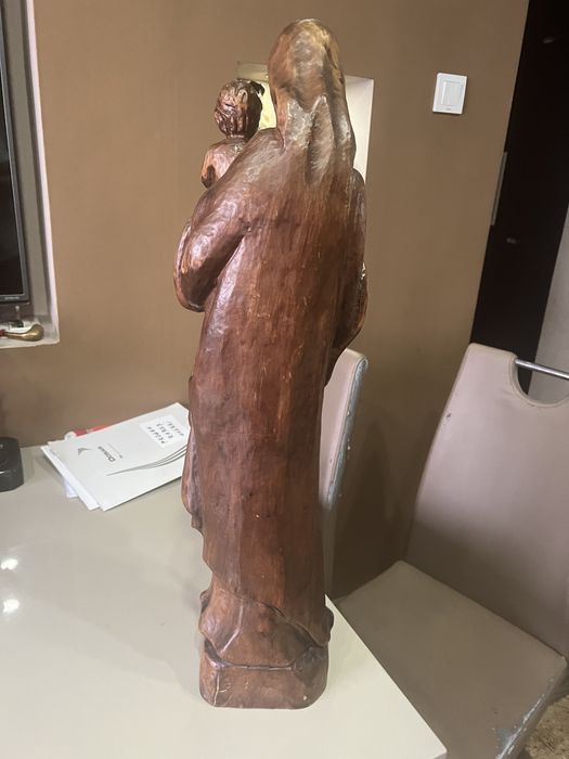 Statueta lemn inalta