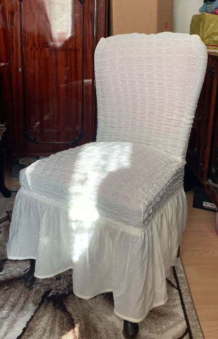 Huse creponate pentru scaune