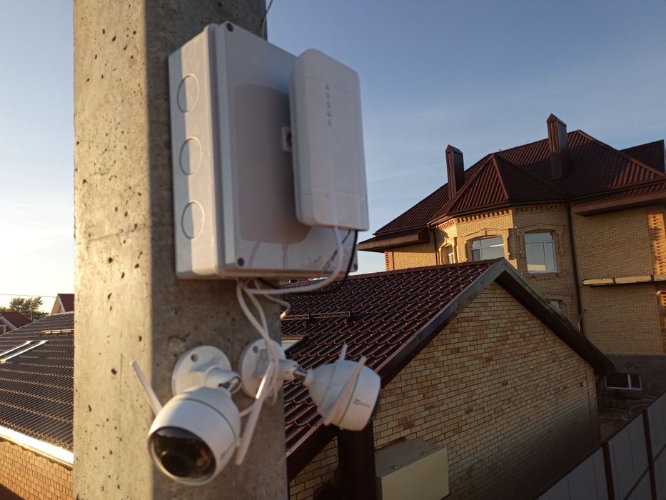 Установка систем видеонаблюдения