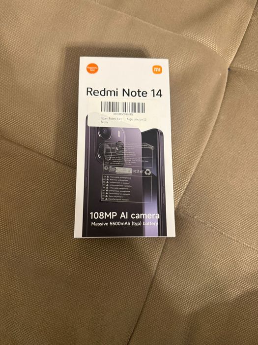 Redmi Note 14 Black 8/256 GB Sigilat