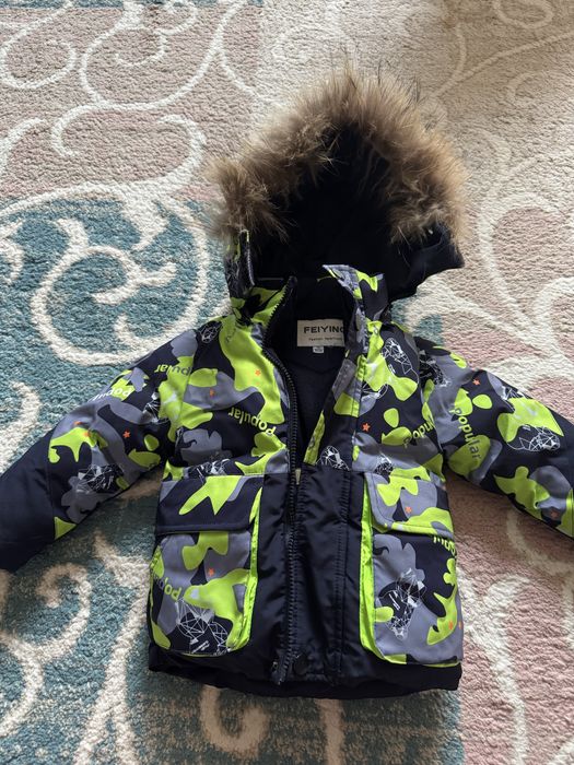 Куртка зимный для мальчика пуховик