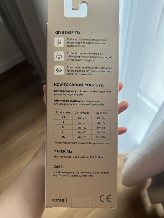 Lenjerie cu centura postnatala Norseli