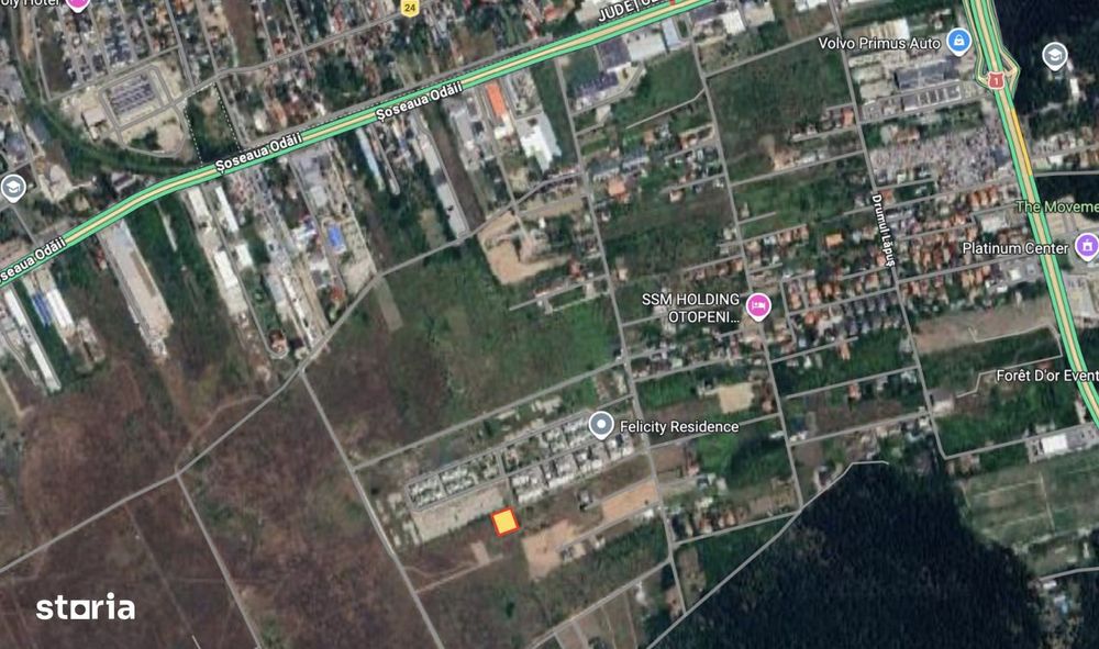 Teren intravilan cu drum de acces si utilitati in apropiere | Baneasa