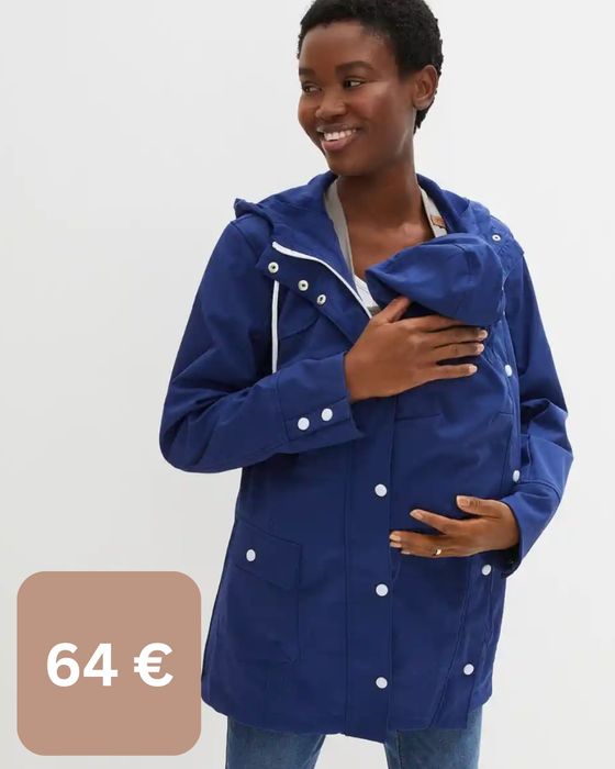 Преходни пролетно-есенни якета за бременни и бебеносене softshell