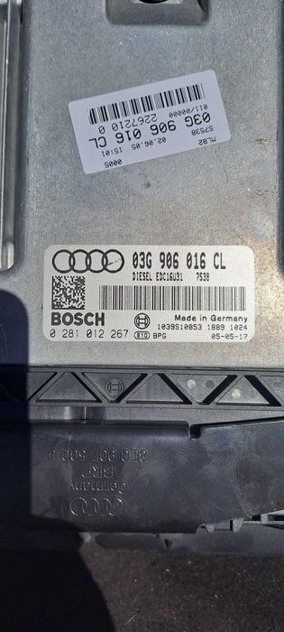 Компютър на двигател ECU  за Audi A4 B7/ Ауди А4 Б7 2.0TDI 140к.с BLB