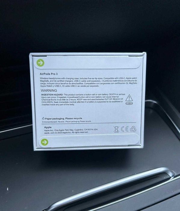 Casti Airpods Pro 3 Wireless - Noi, Sigilate / Livrare rapida oriunde