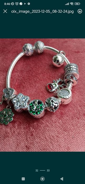 Brățară Pandora,argint 925